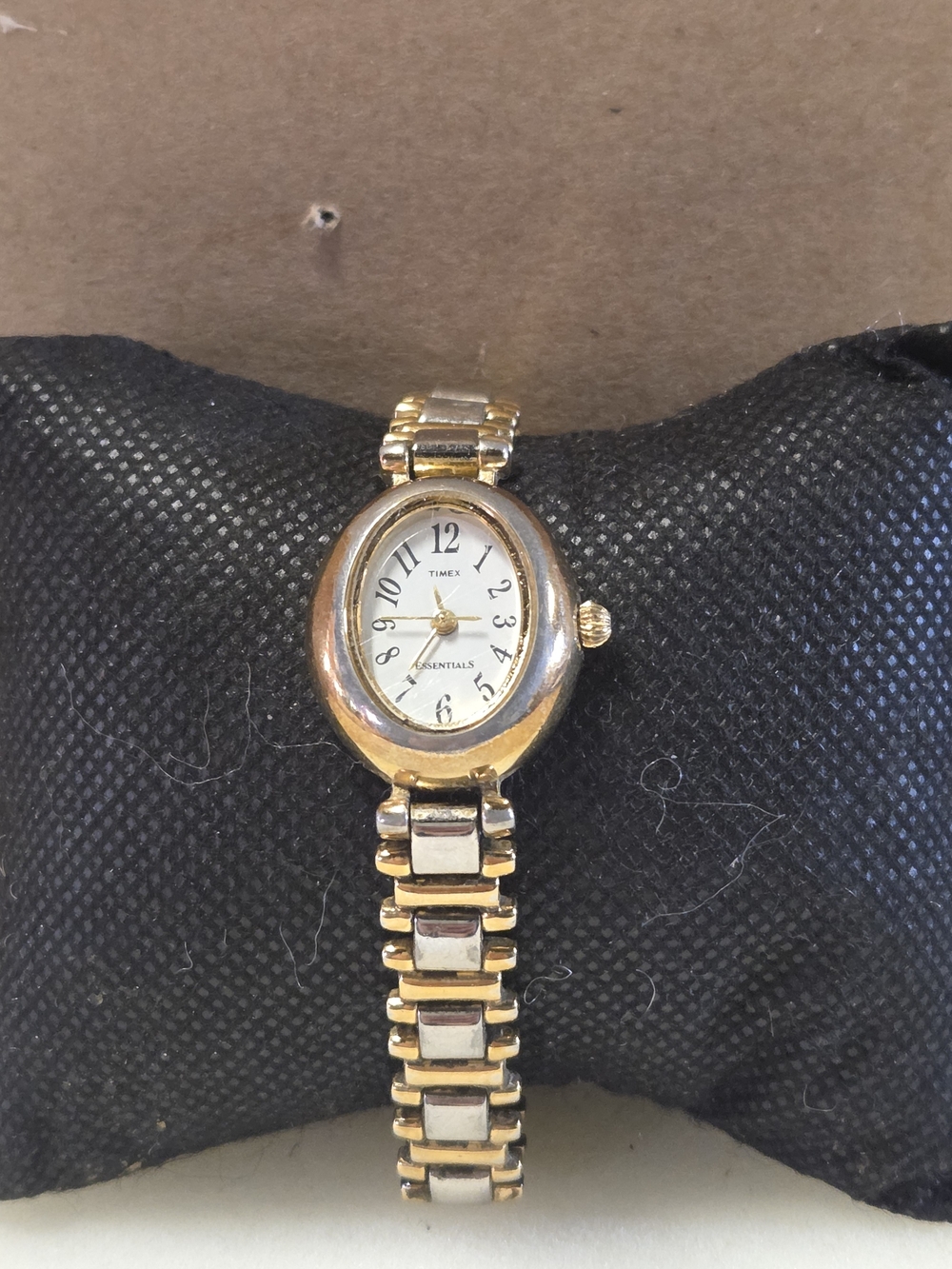 Timex Women's Gold-Tone Oval Bracelet Watch - Gold & Silver